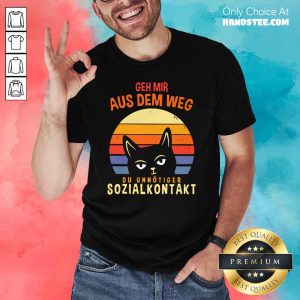 Cute Cat Unnötiger 36 Sozialkontakt Shirt