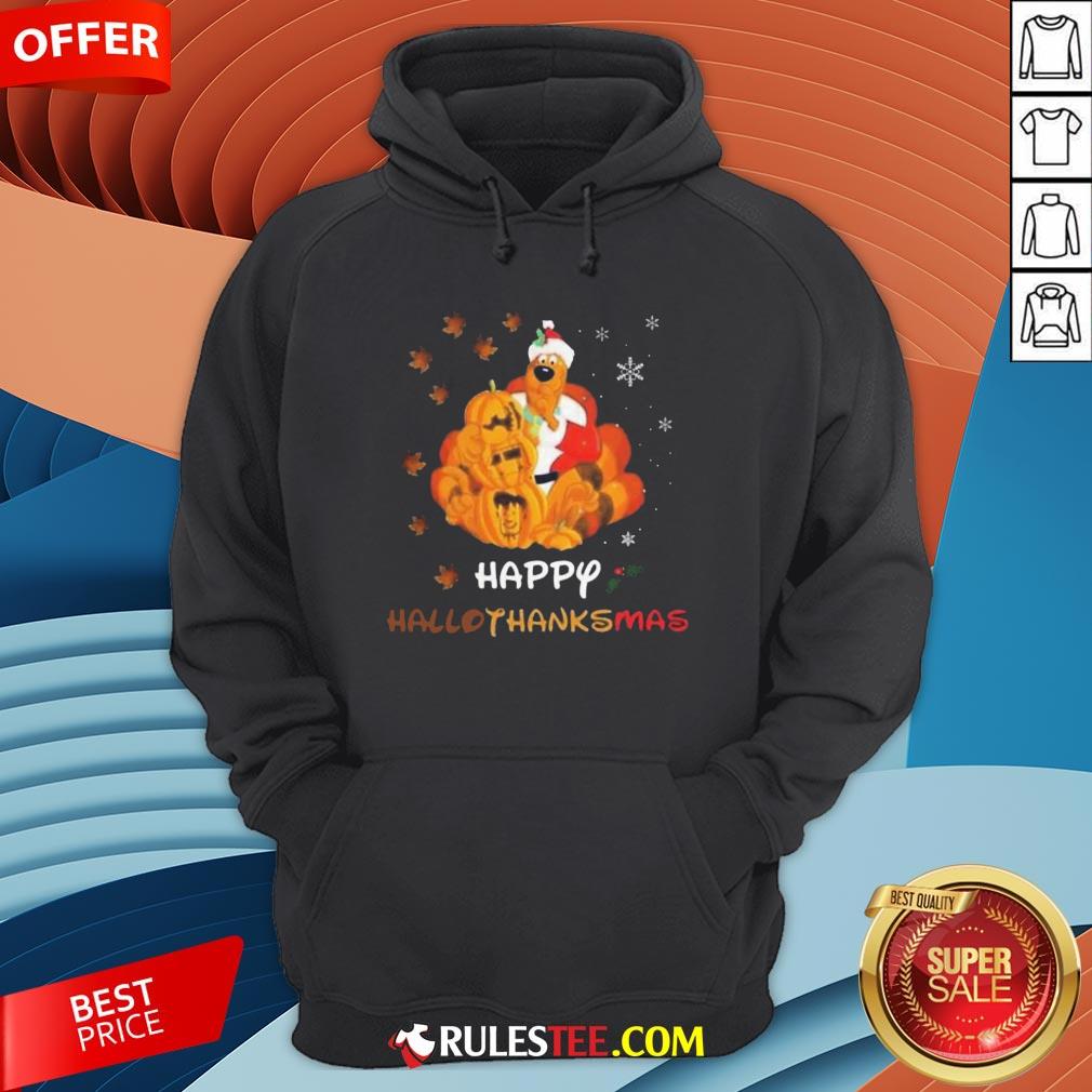 Scooby Doo Happy Hallothanksmas Christmas Halloween Shirt