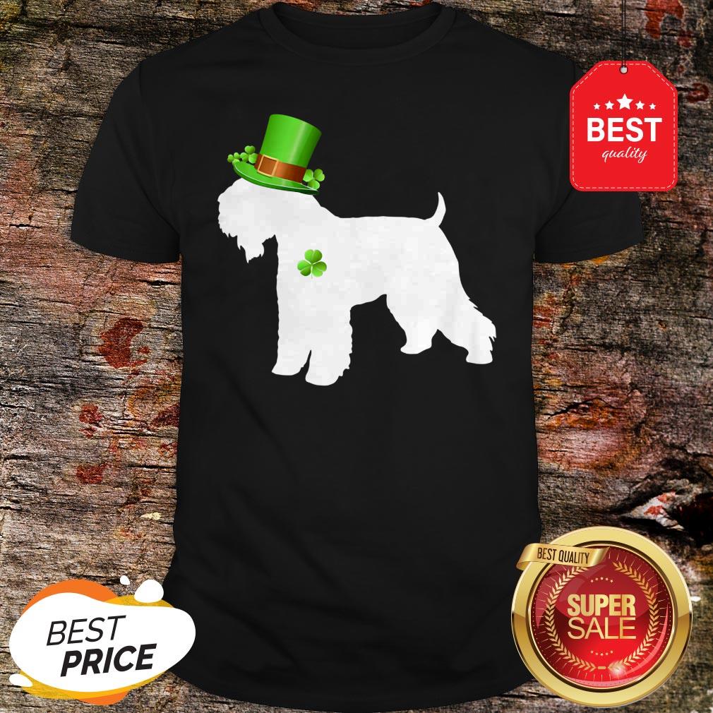 Wheaten Terriers Lucky Clover Shamrock St Patrick’s Day Gift T-Shirt
