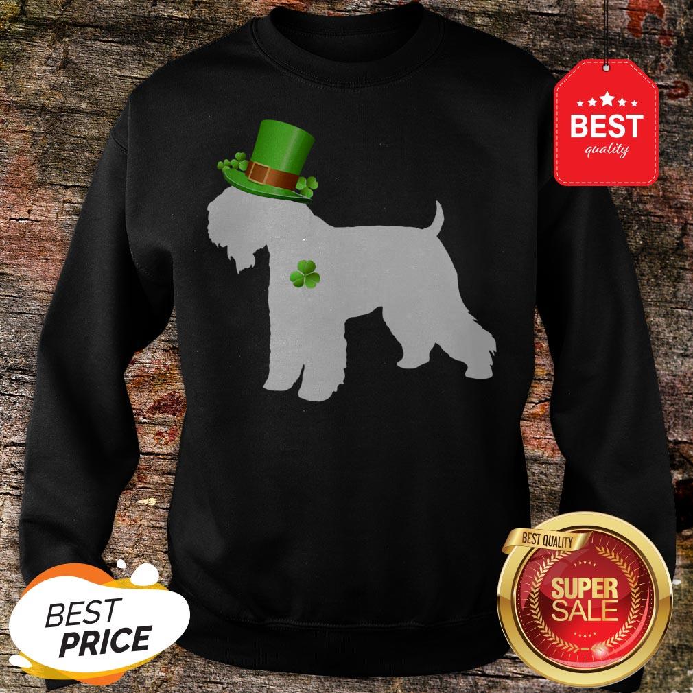 Wheaten Terriers Lucky Clover Shamrock St Patrick’s Day Gift T-Shirt