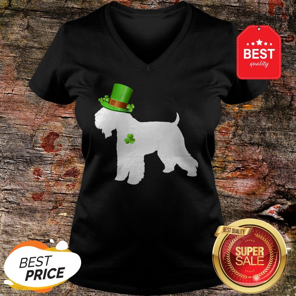 Wheaten Terriers Lucky Clover Shamrock St Patrick’s Day Gift T-Shirt