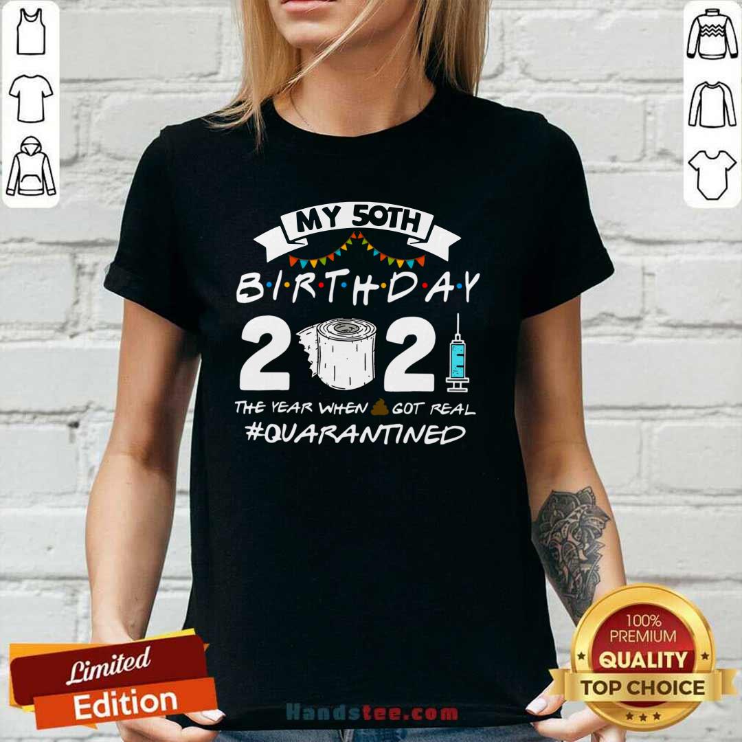 Wonderful My 50th Birthday Quarantined Shirt