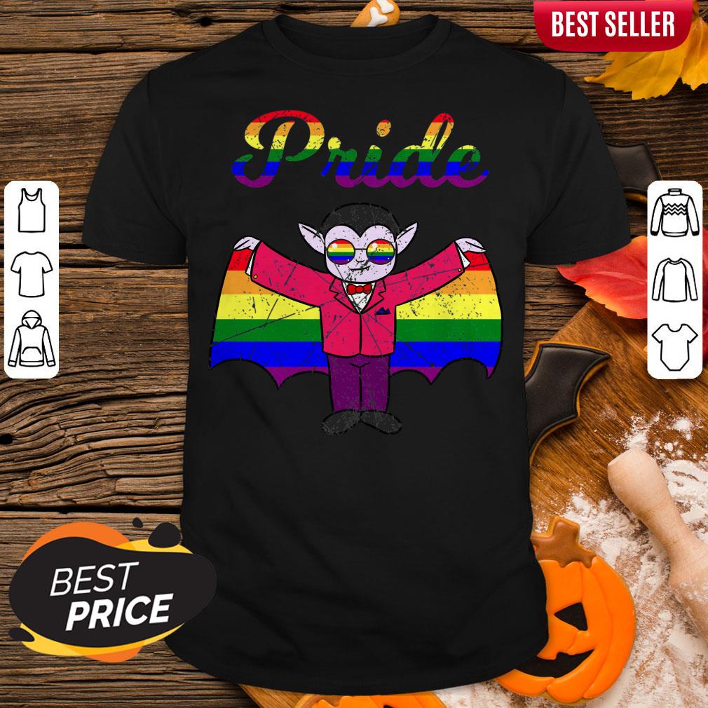 Pride Vampires Rainbow LGBT Halloween Shirt