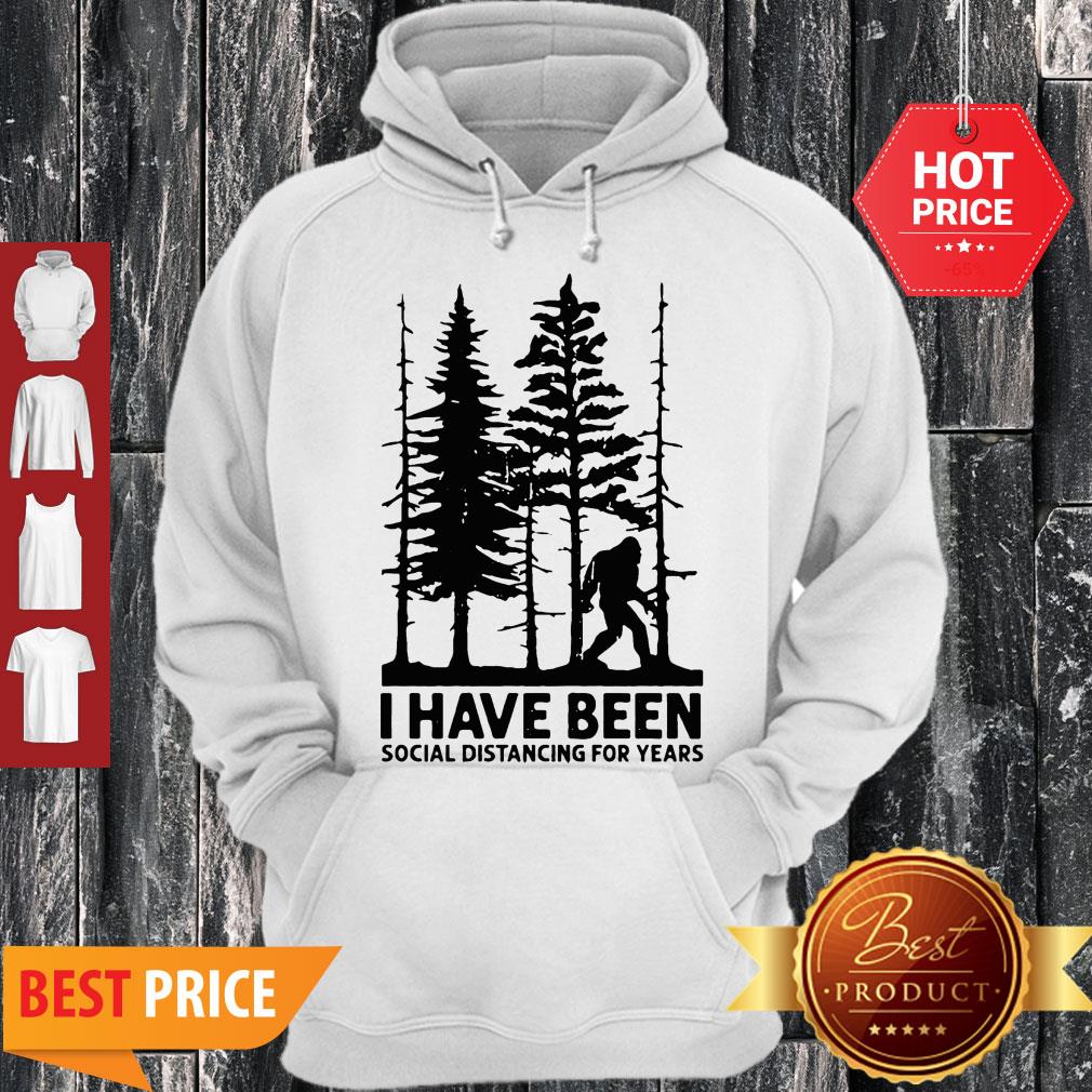 Bigfoot I Have Been Social Distancing For Year Covid-19 Shirt