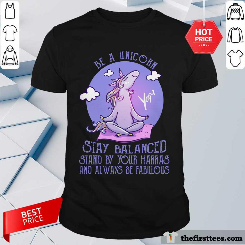 Yoga Be A Unicorn Stay Balanced Shirt