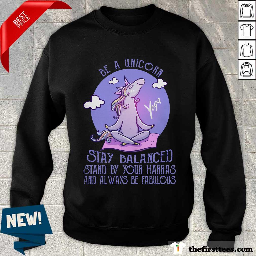 Yoga Be A Unicorn Stay Balanced Shirt