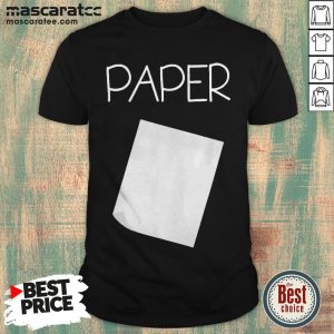Rock Paper Scissors Funny Matching Simple Halloween Costume Shirt