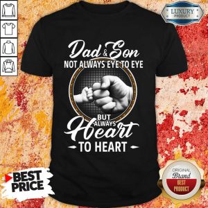 Dad And Son To Heart Shirt