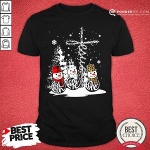 Good Snowman Jesus Faith Hope Love Christmas Shirt