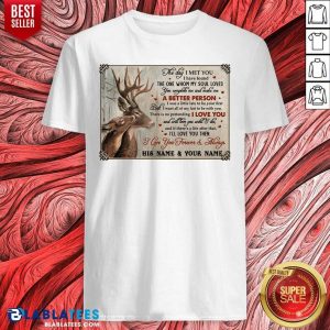 The Day I Met You A Mazing Gift For Husband Gallery Wrapped Canvas Prints Shirt