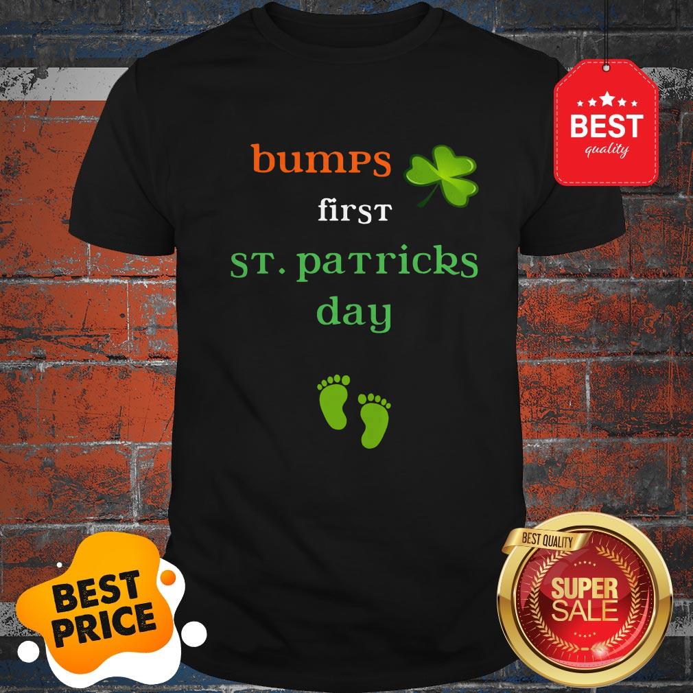 Baby’s First St Patricks Day Pregnancy Announcement Tee Shirt