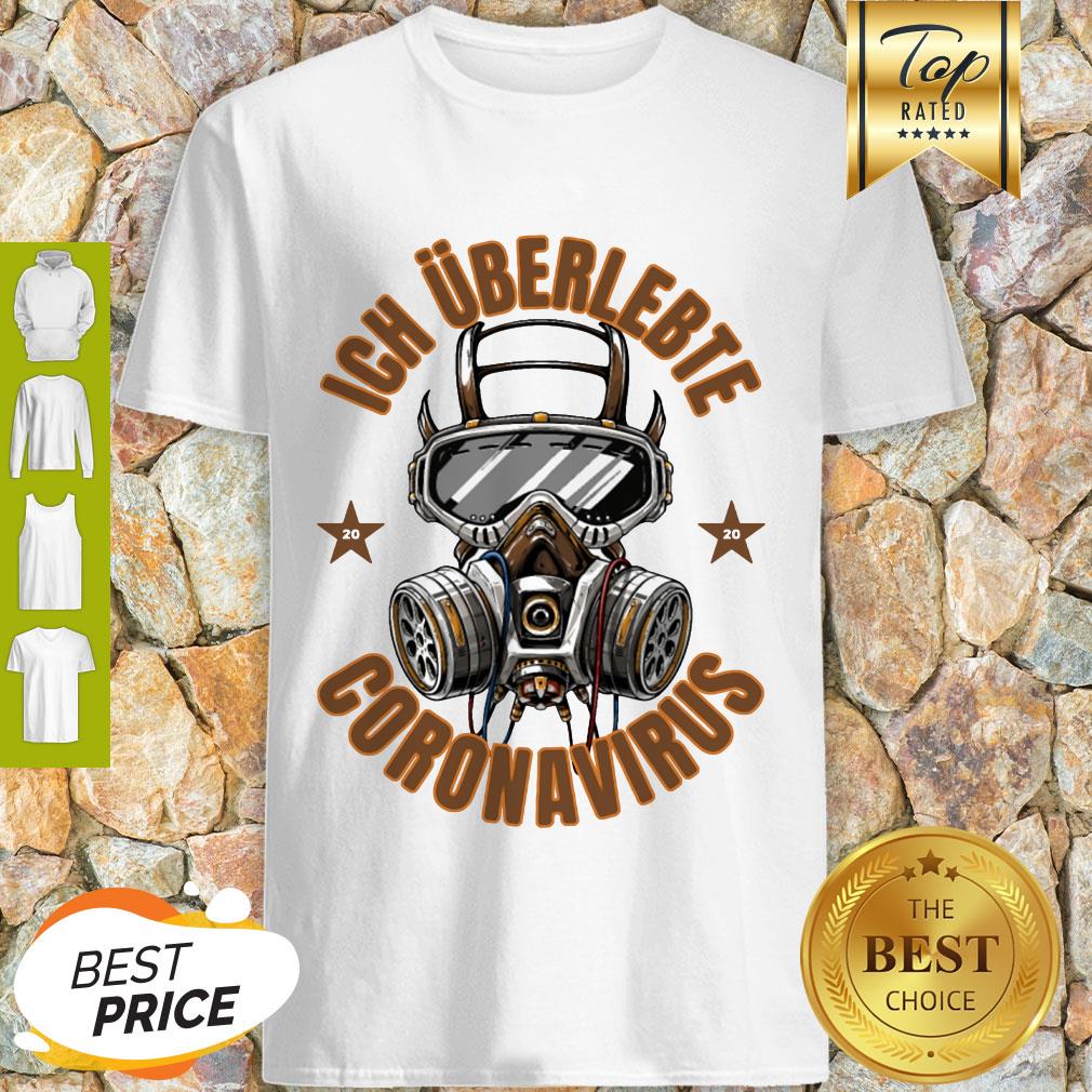 Official Ich Überlebte Coronavirus Covid 19 Shirt