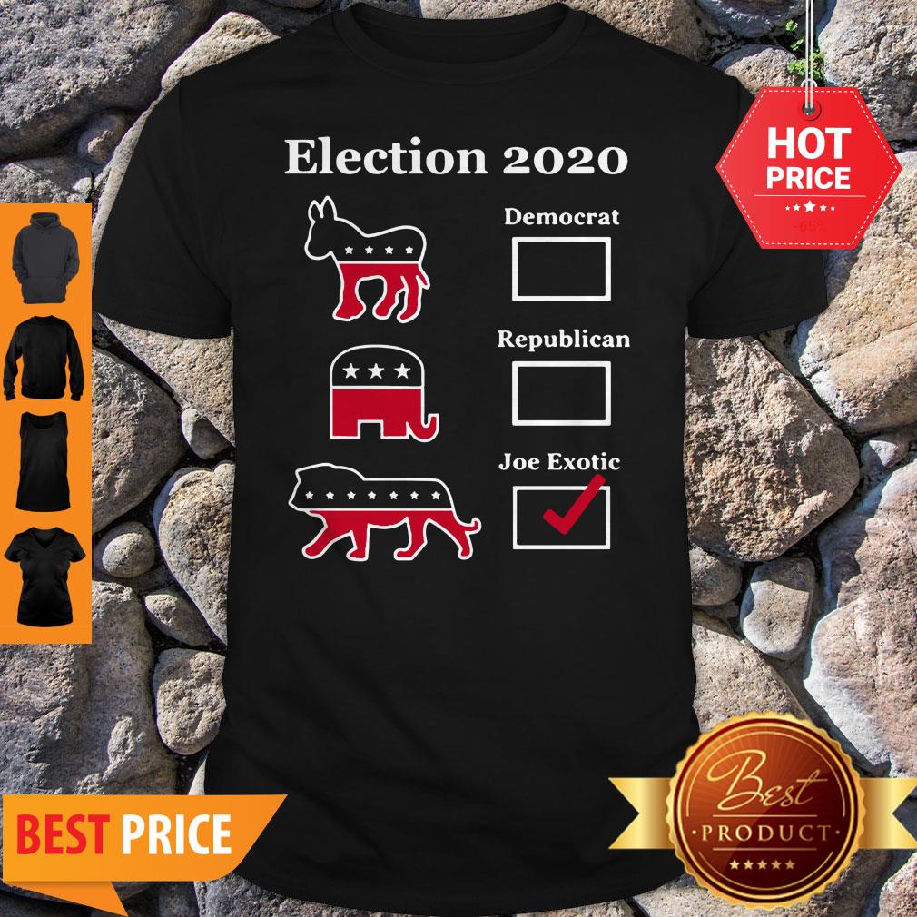Official Joe Exotic For President Eletion 2020 Tee Shirt