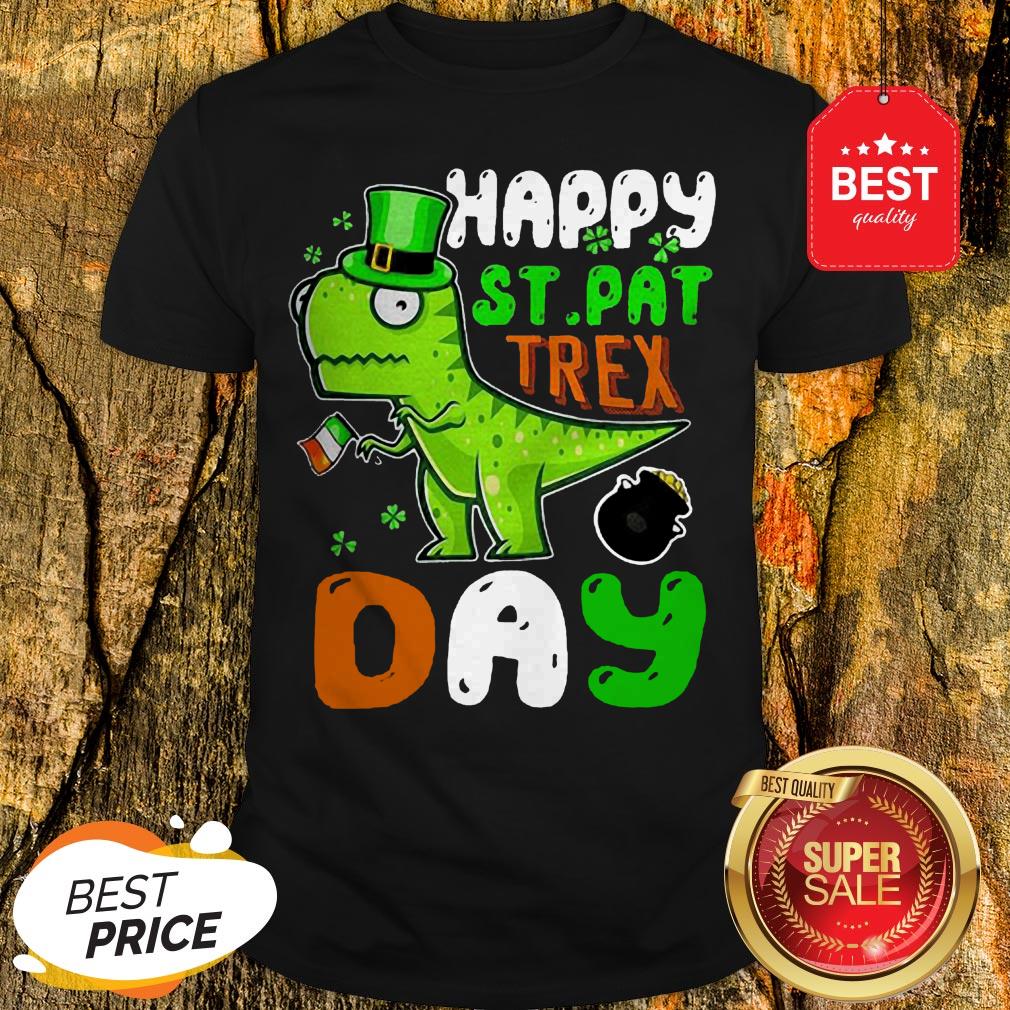Official St. Patrick’s Day Happy St. Pat Trex Day Shirt