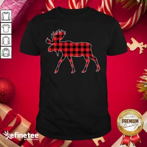 Nice Plaid Reindeer Merry Christmas Shirt