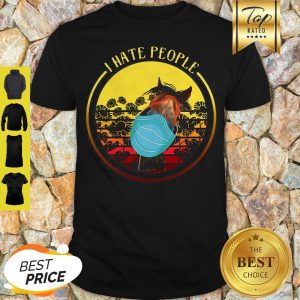 Official Horse Mark I Hate People Shirt