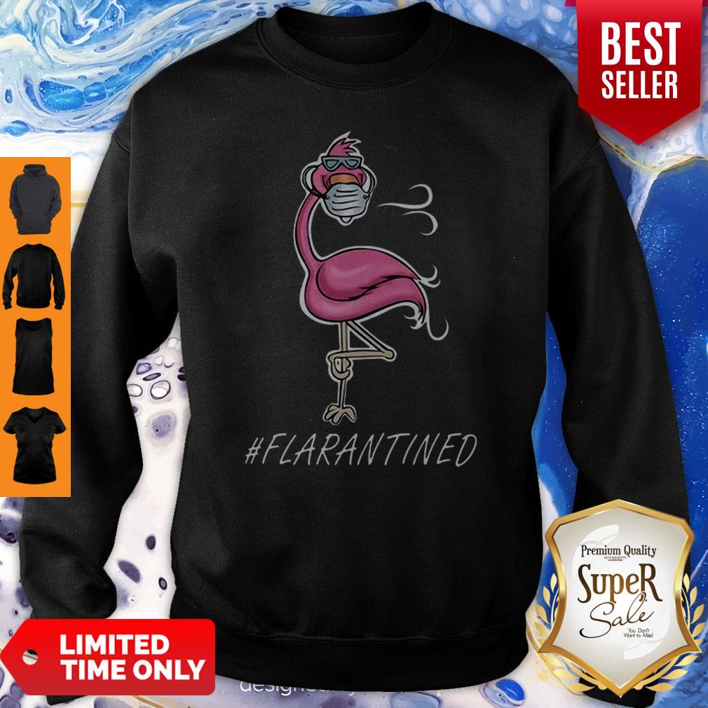 Flamingo Mask #Flarantined COVID-19 Shirt