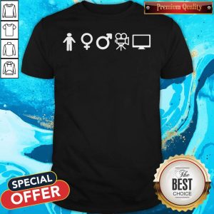 Pretty Person Woman Man Camera Tv Gift Shirt