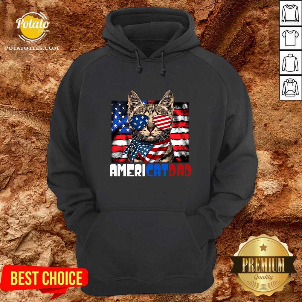 Americat Dad 4th Of July Shirt
