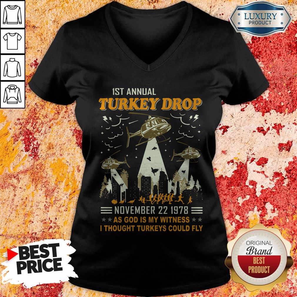 1st Annual Turkey Drop November 22 1978 Shirt