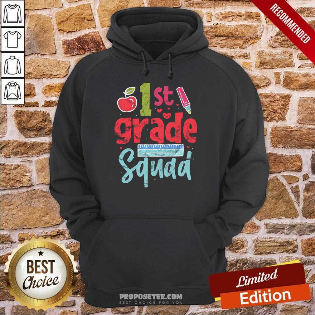 1st Grade Squad Apple Shirt