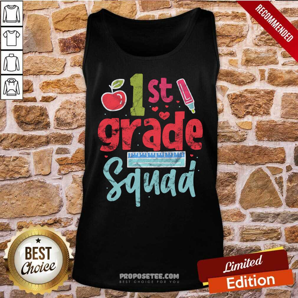 1st Grade Squad Apple Shirt