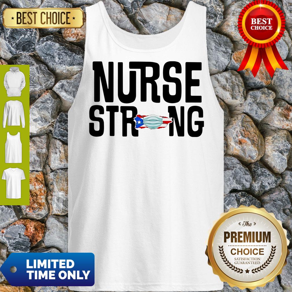 Good Nurse Strong Map American Flag Veteran Mask Shirt