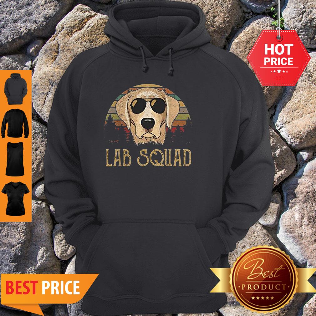 Original Yellow Lab Squad Retro Funny Labrador Mom Dad Lover Gifts Shirt
