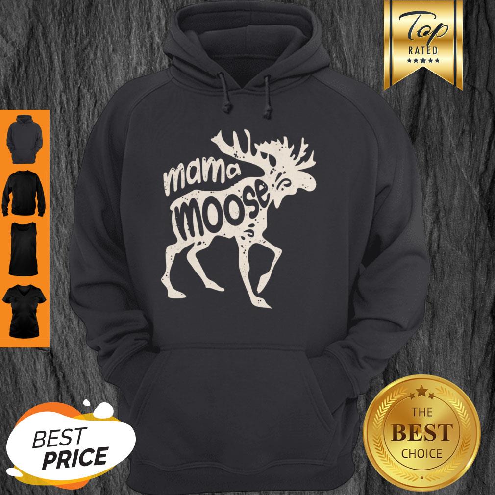 Top Mama Moose Women Mothers Day Family Matching Tees Shirt