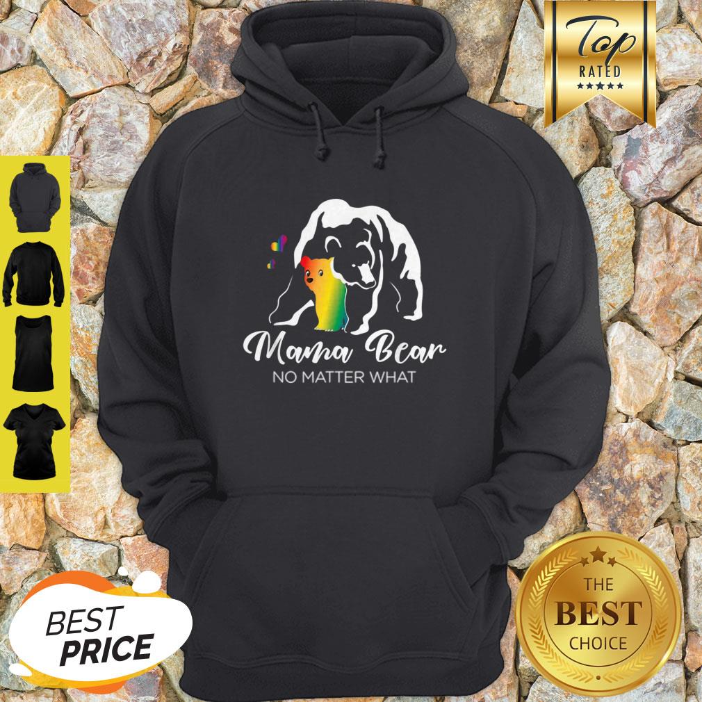 Official Mama Bear Pride No Matter What Awareness Gift LGBT Mom Shirt