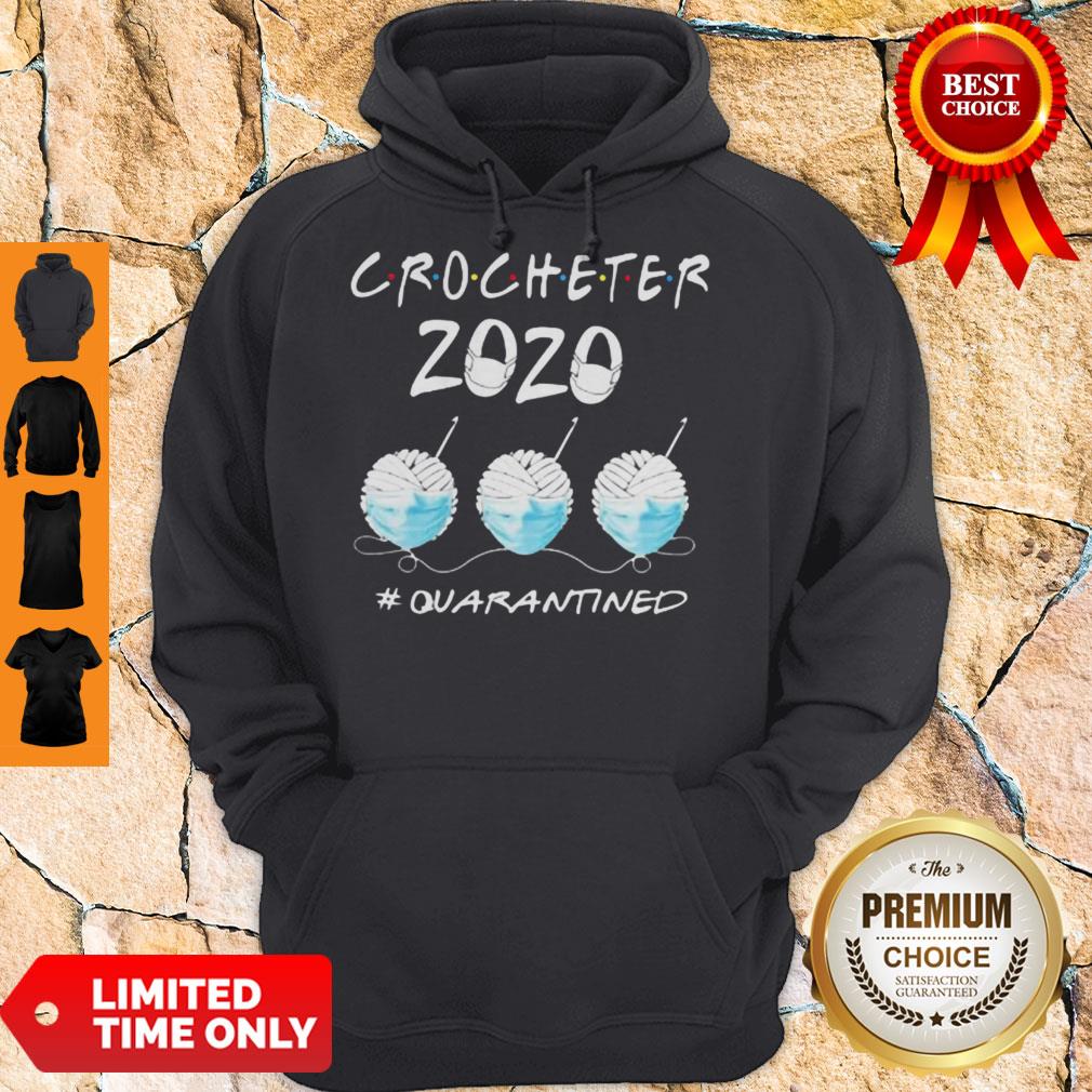 Crocheter 2020 Mask Quarantined Coronavirus Shirt