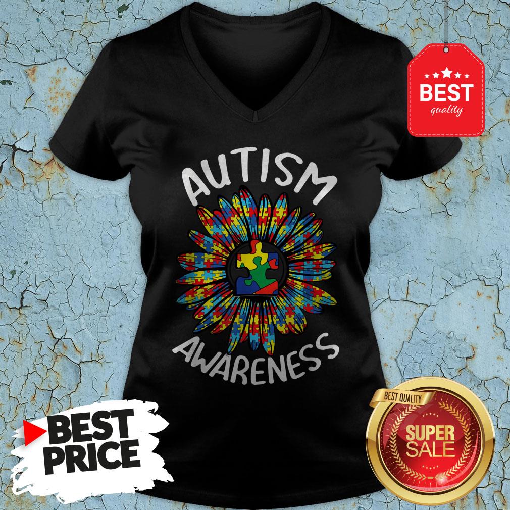 Official Autism Awareness Sunflower Gift Shirt