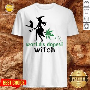 Good Weed Worlds Dopest Witch Shirt