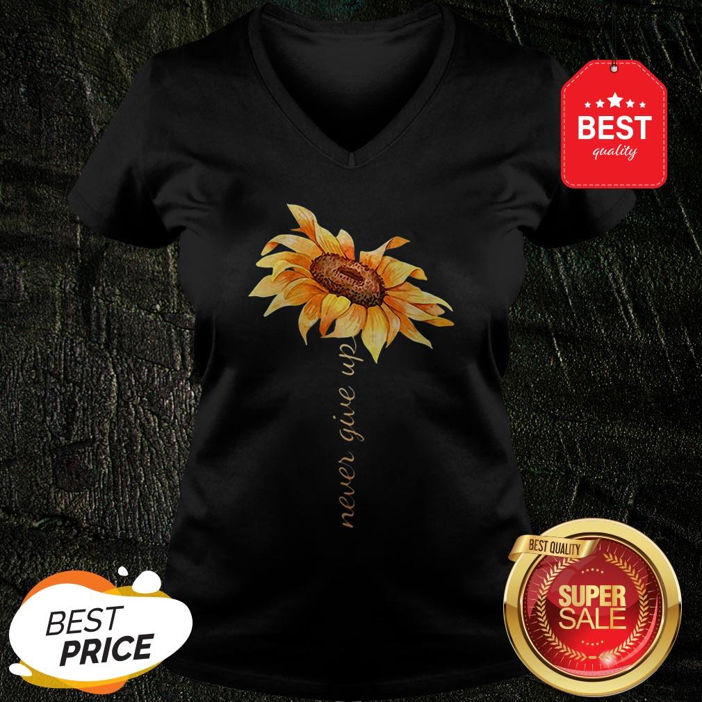 Official Sunflower Never Give Up Shirt