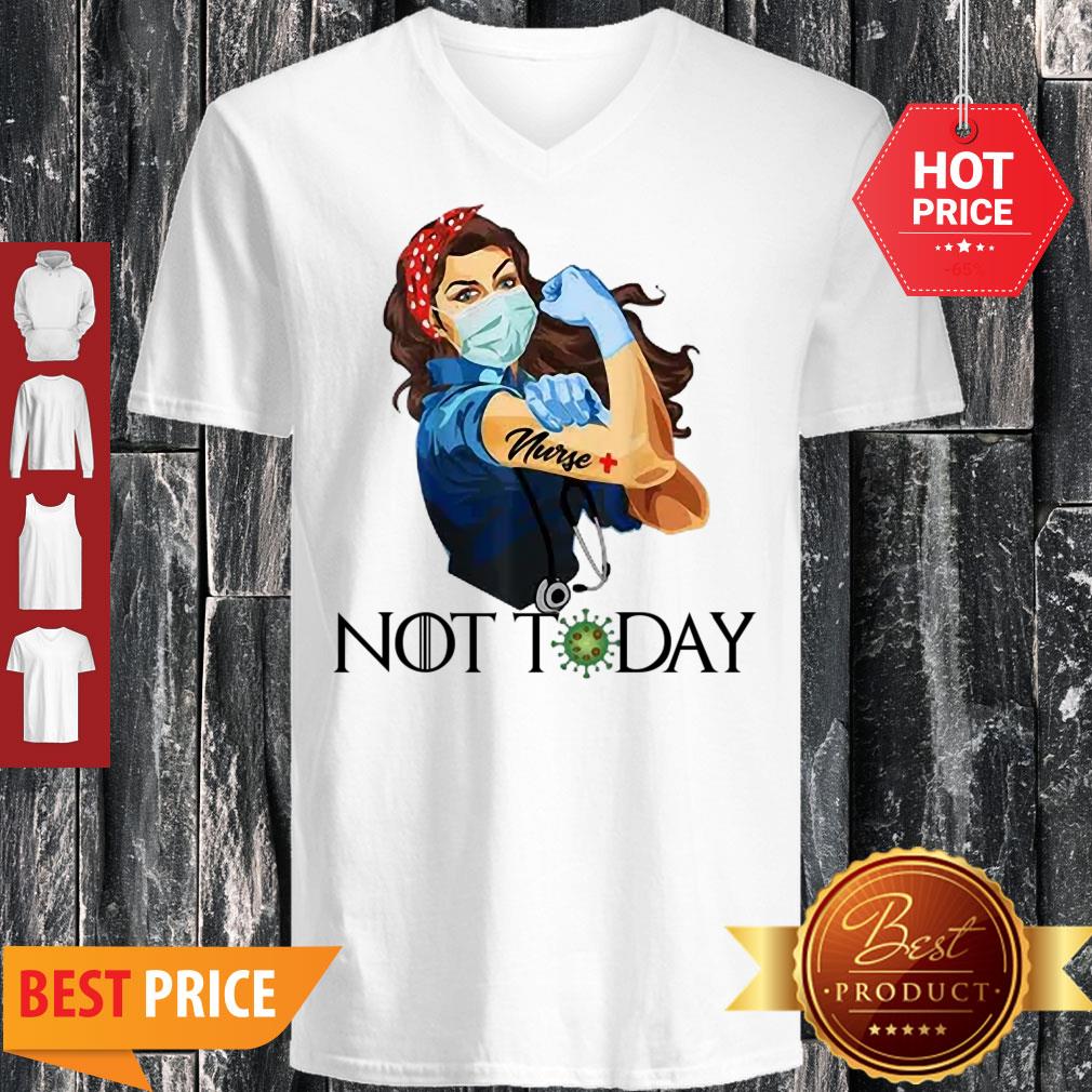 Official Strong Girl Nurse Not Today Coronavirus Shirt