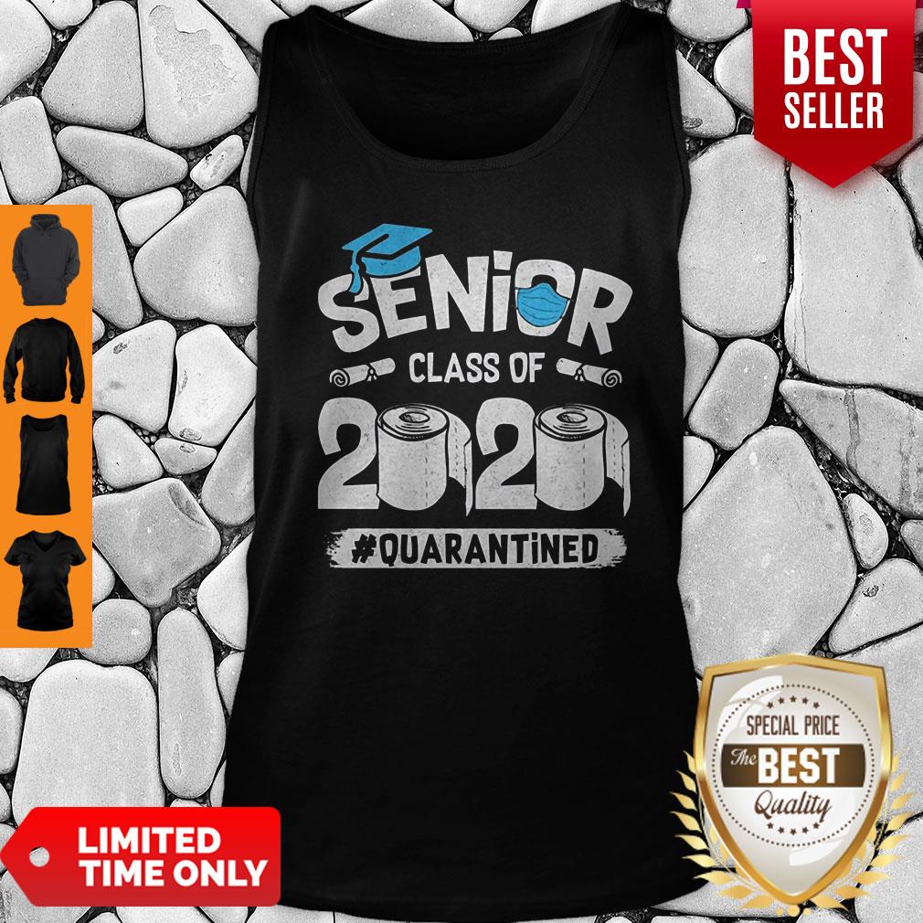 Senior Class Of 2020 Quarantine Graduation Toilet Paper Funny Shirt