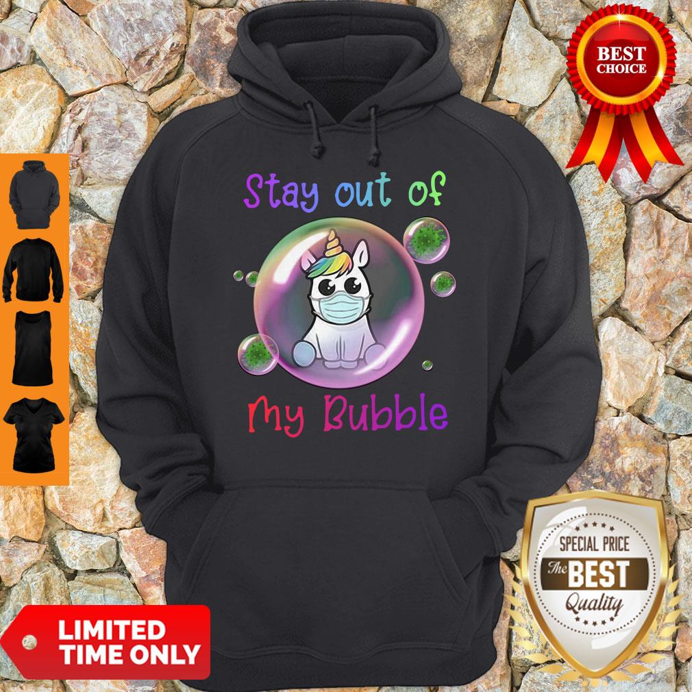 Premium Cute Stay 6ft Away From My Bubble Unicorn Shirt