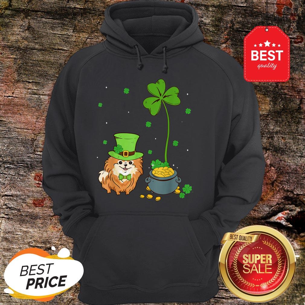 Shamrock Leprechaun Pomeranian St Patrick’s Day Shirt