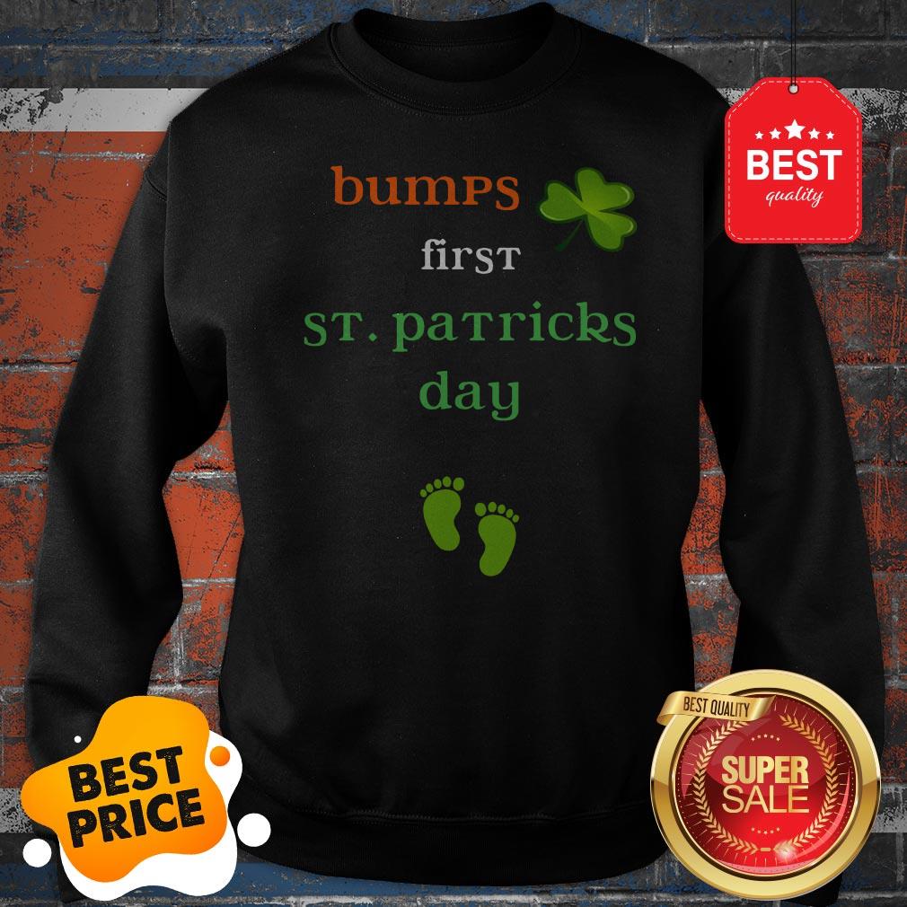 Baby’s First St Patricks Day Pregnancy Announcement Tee Shirt