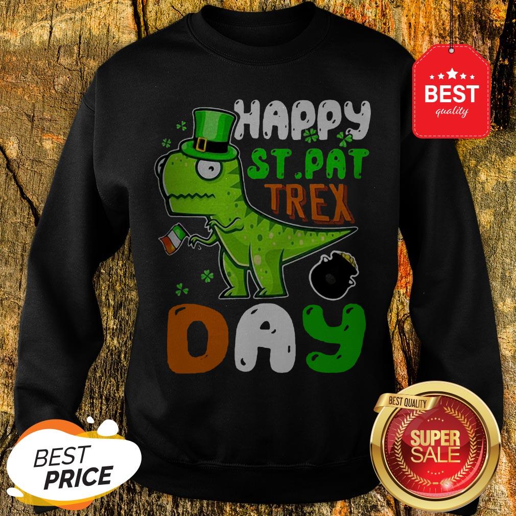 Official St. Patrick’s Day Happy St. Pat Trex Day Shirt