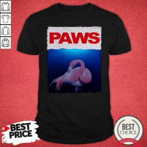 Awesome Official Paws Flamingo Shirt