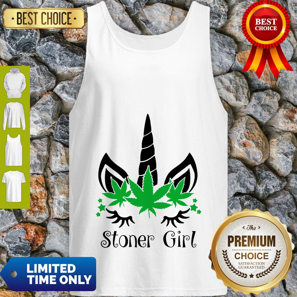 Unicorn Cannabis Marijuana Stoner Girl Shirt