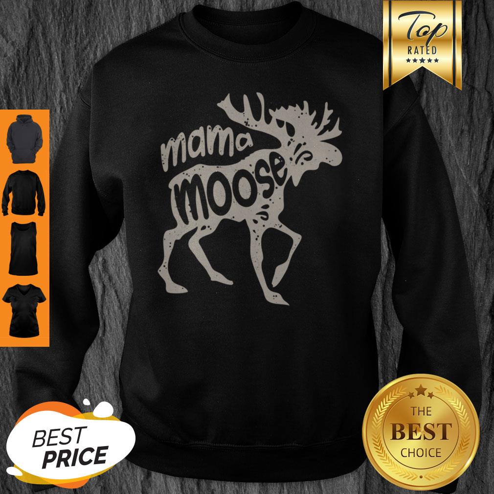 Top Mama Moose Women Mothers Day Family Matching Tees Shirt