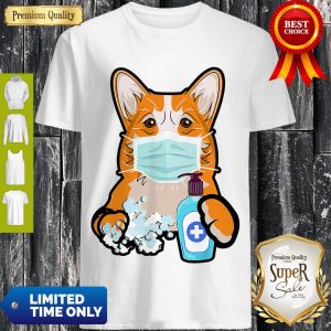 Nice Corgi Face Mask Shirt