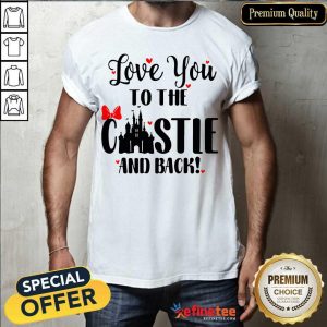 Cute Disney Love You To The Castle And Back Valentines Day Shirt