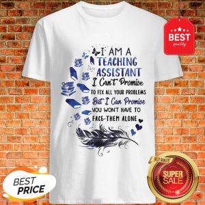 I Am A Teaching Assistant I Can't Promise To Fix All Your Problems But I Can Promise You Won't Have To Face Them Alone Shirt