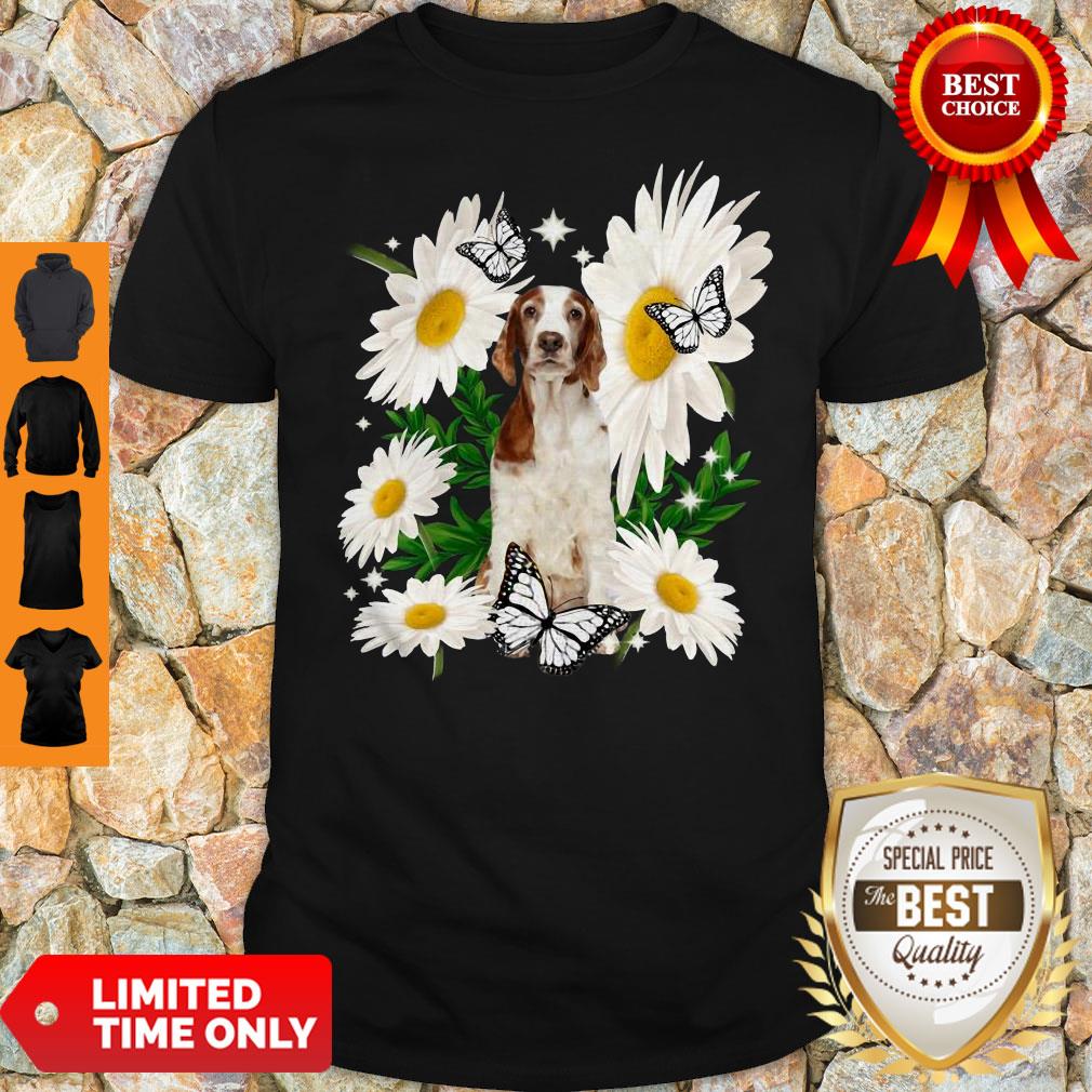 Top Welsh Springer Spaniel Daisy Flower Classic Shirt