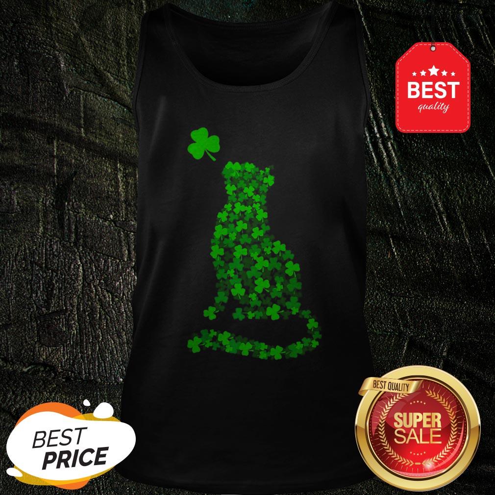 Official Shamrock Cat Happy Saint Patricks Day Cat Shirt