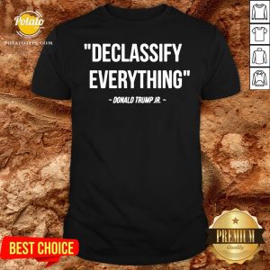 Top Declassify Everything Donald Trump Jr 11-9-20 Shirt
