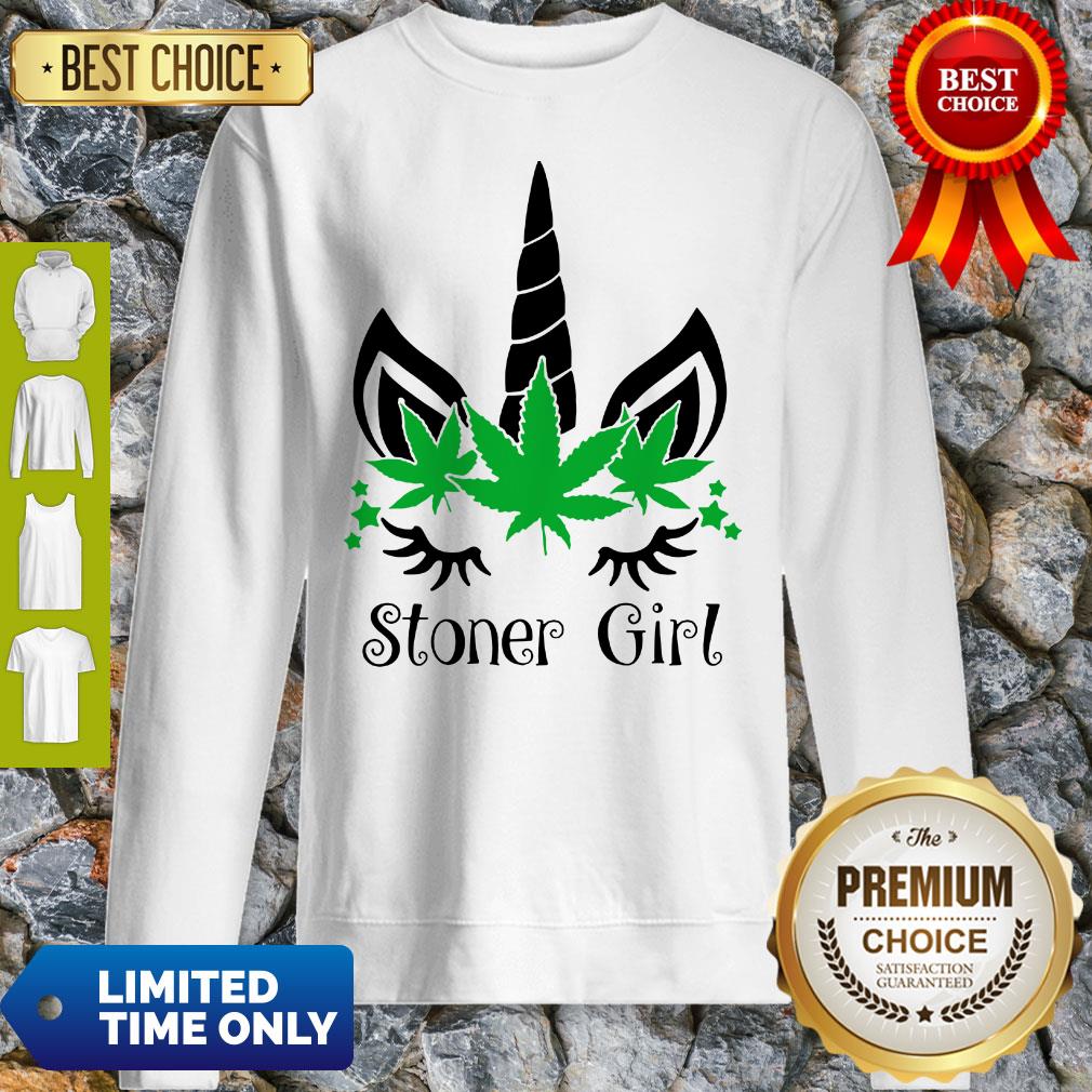 Unicorn Cannabis Marijuana Stoner Girl Shirt
